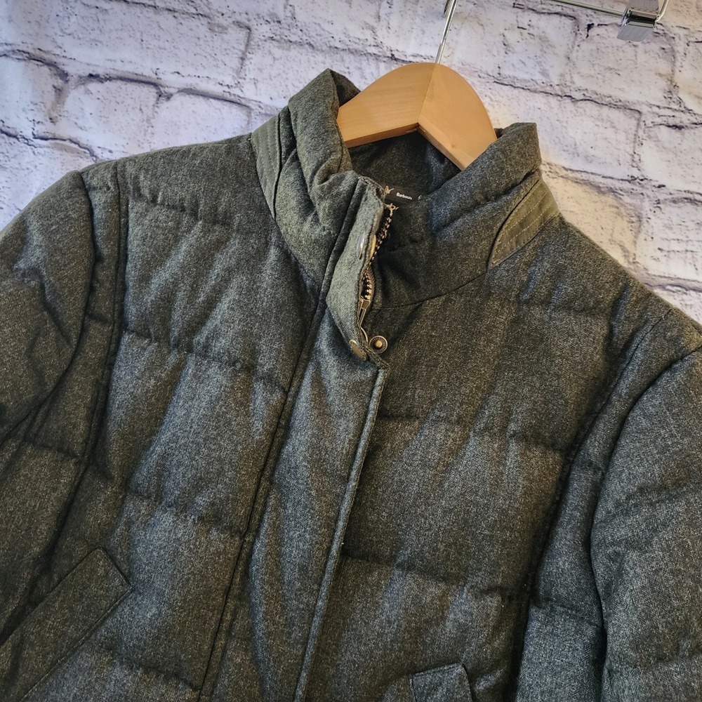BARBOUR Women's Goldfinch Quilted Puffer Parka Jacket Green Size 8 US - Picture 3 of 15